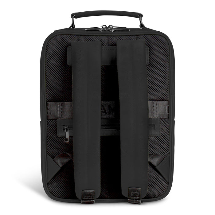 Onyx / Leather Compact Backpack *Drop Ship* - Bentley