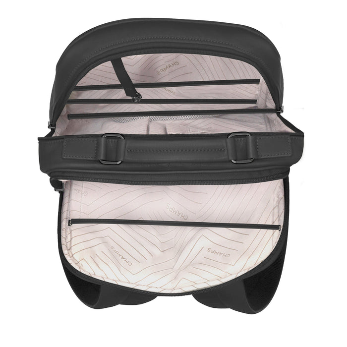 Onyx / Leather Compact Backpack *Drop Ship* - Bentley