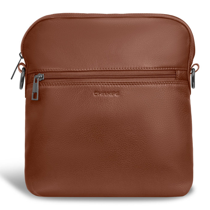 Onyx / Leather Cross-Body Bag *Drop Ship* - Bentley
