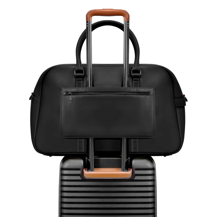Onyx / Leather Duffle Bag *Drop Ship*