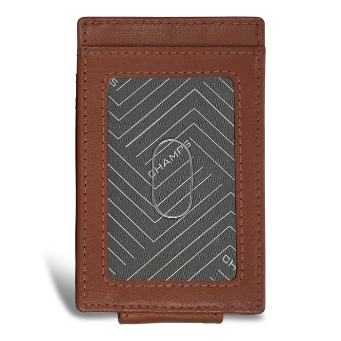 Onyx / Leather Mag Card Case *Drop Ship*