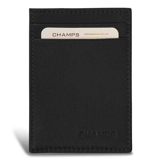 Onyx / Leather Mag Hybrid Card Holder *Drop Ship*