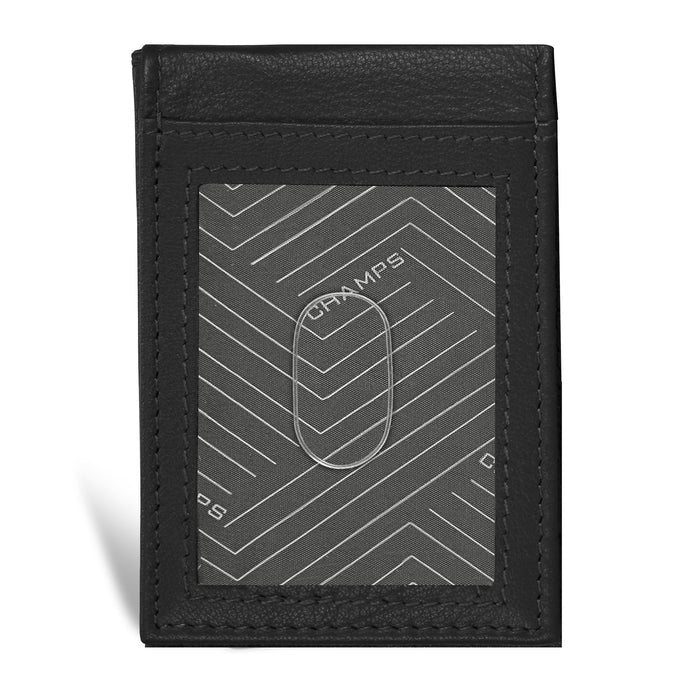 Onyx / Leather Mag Hybrid Card Holder *Drop Ship*