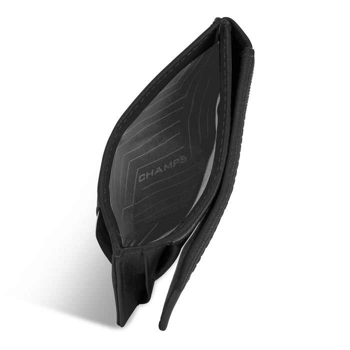 Onyx / Leather Mag Hybrid Card Holder *Drop Ship*