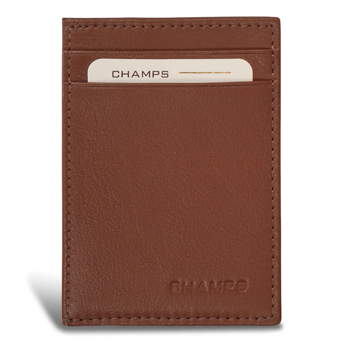 Onyx / Leather Mag Hybrid Card Holder *Drop Ship*