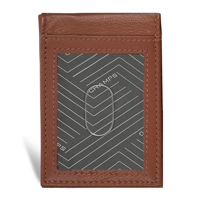 Onyx / Leather Mag Hybrid Card Holder *Drop Ship*