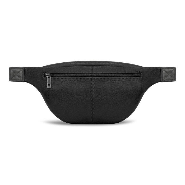 Onyx / Leather Waist-Pack *Drop Ship* - Bentley