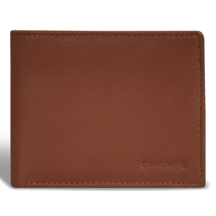 Onyx / Leather Zip Bi-Fold Wallet *Drop Ship*