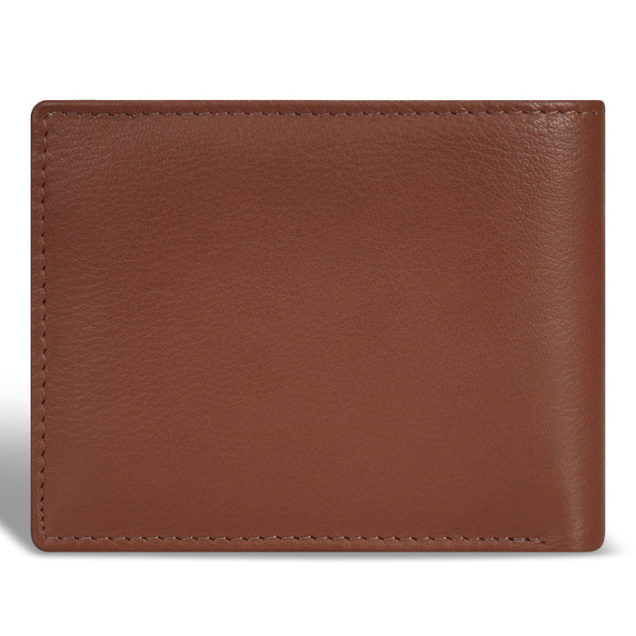 Onyx / Leather Zip Bi-Fold Wallet *Drop Ship*