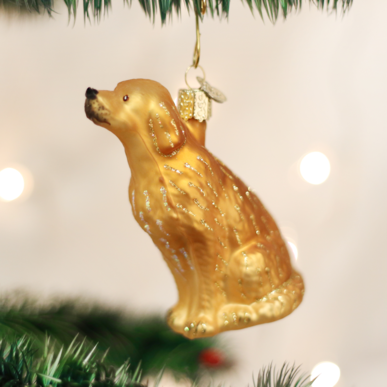 ORNAMENT SITTING GOLDEN