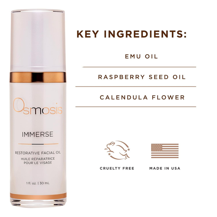 Osmosis Immerse Restorative Facial Oil 30ml