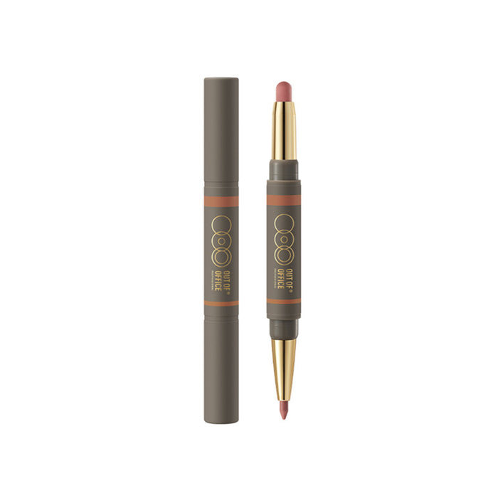OUT-OF-OFFICE Double-Ended Lip Liner + Lipstick Pen T3760
