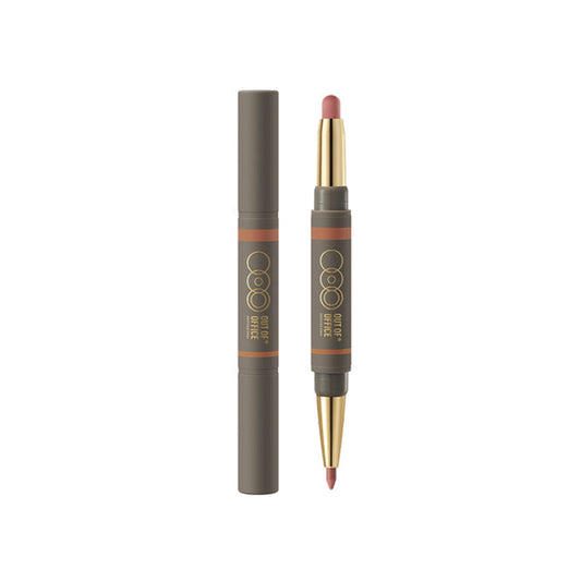 OUT-OF-OFFICE Double-Ended Lip Liner + Lipstick Pen T3760