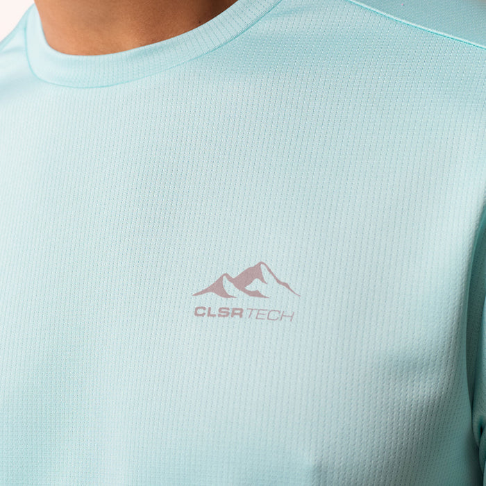 Pace Performance T-Shirt | Aqua Blue