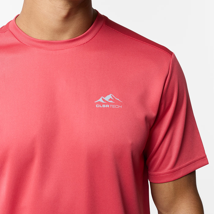 Pace Performance T-Shirt | Coral Red