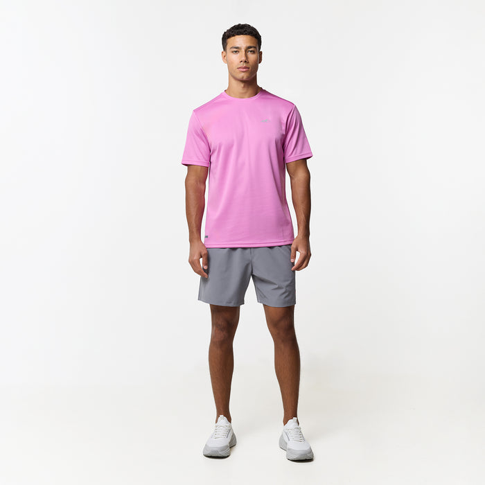 Pace Performance Twinset | Pink/Iron Grey