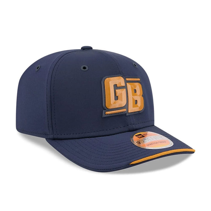 Pictured is this NFL Sideline 2026 Green Bay Packers 9SEVENTY Stretch Snap cap in dark blue. 3