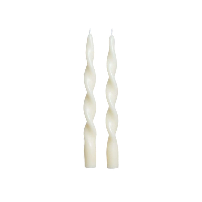 Pair of Lumière Twist Formal Candles 10" - Set of 6 - Candles by Carlyle Avenue