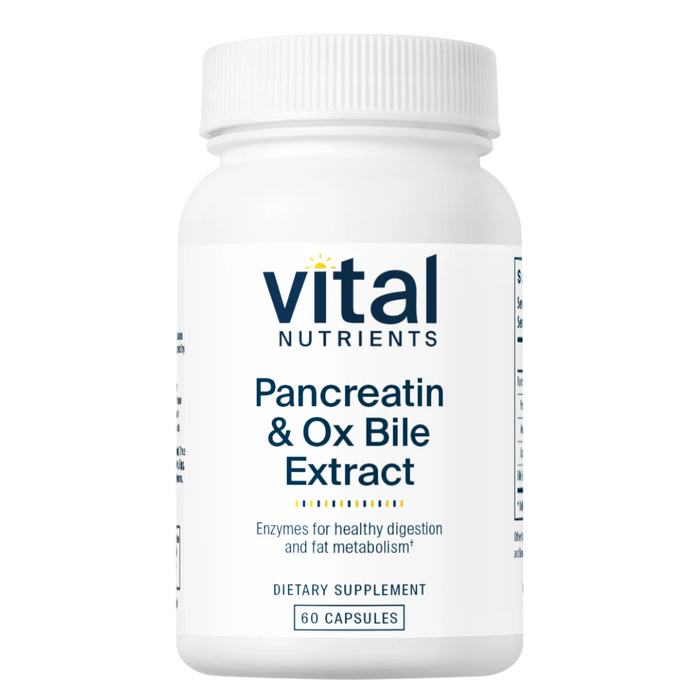 Pancreatin and Ox Bile by Vital Nutrients
