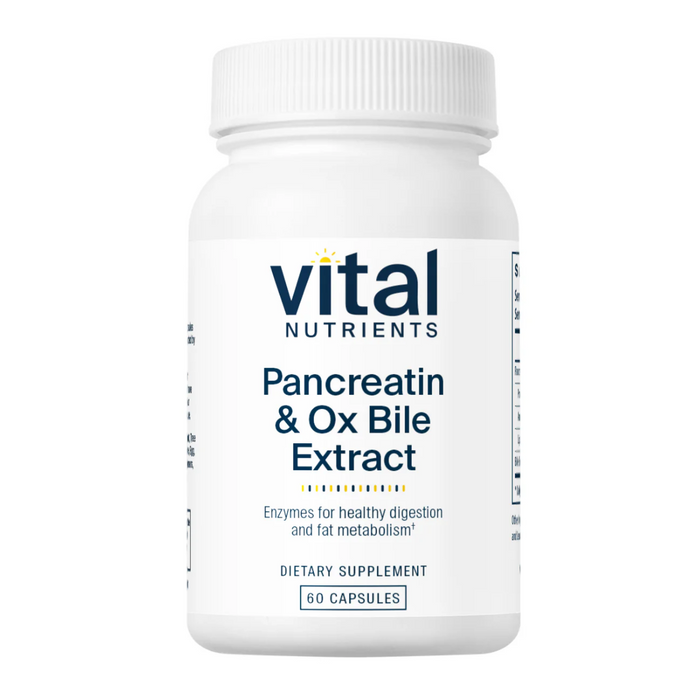 Pancreatin and Ox Bile Extract by Vital Nutrients