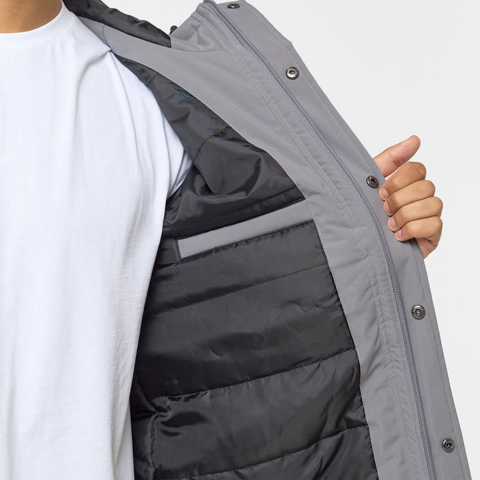 Panel Parka | Mid Grey