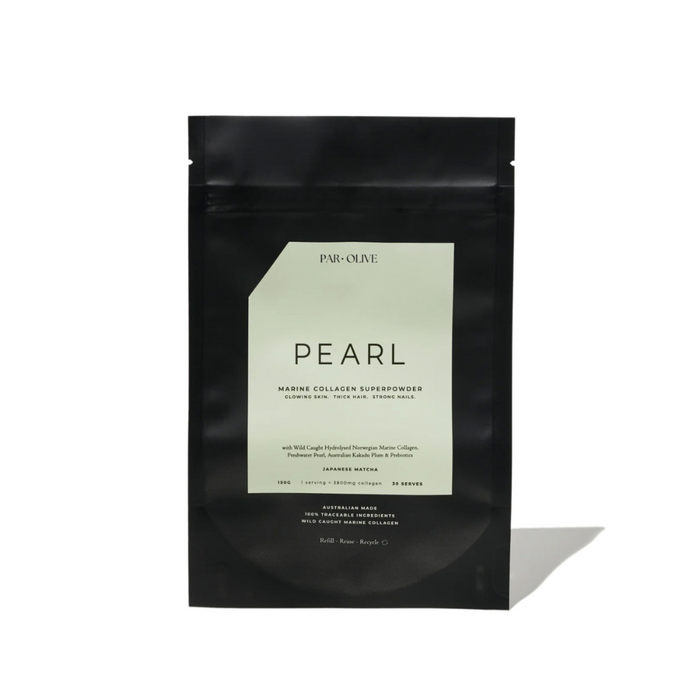 Par Olive - Pearl Marine Collagen Superpowder (Japanese Matcha)