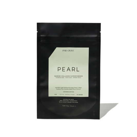 Par Olive - Pearl Marine Collagen Superpowder (Japanese Matcha)