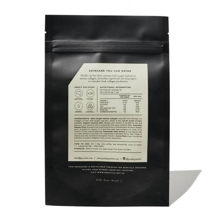 Par Olive - Pearl Marine Collagen Superpowder (Organic Coconut)