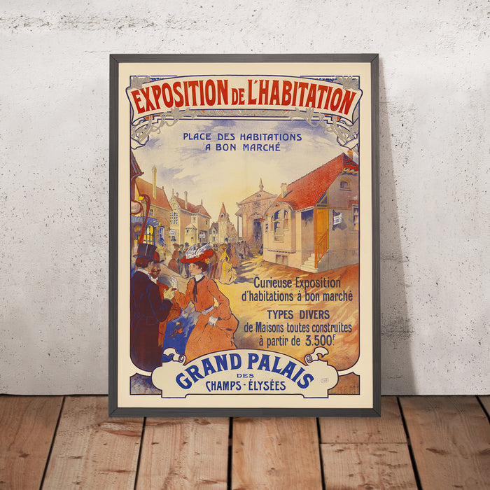 A framed image of