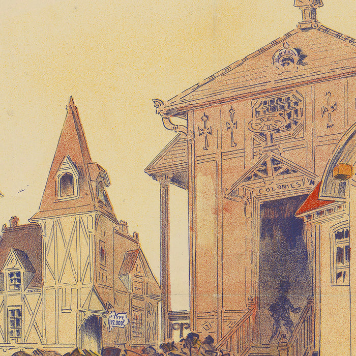 Paris Travel Poster: Exposition de l’habitation by Imprimerie Chaix, 1903