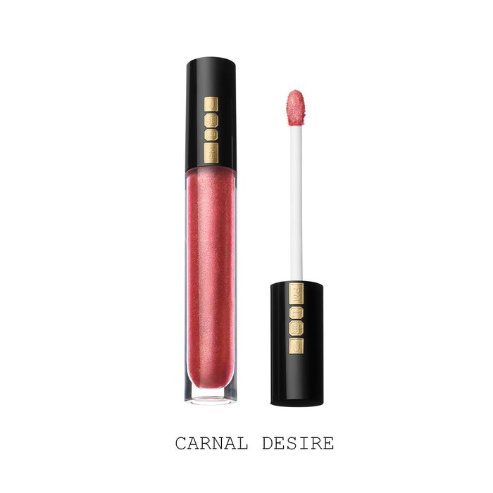 Pat McGrath Lust: Gloss Lip Gloss - Carnal Desire (Sheer Red with Sparkling Pink and Gold Pearl)