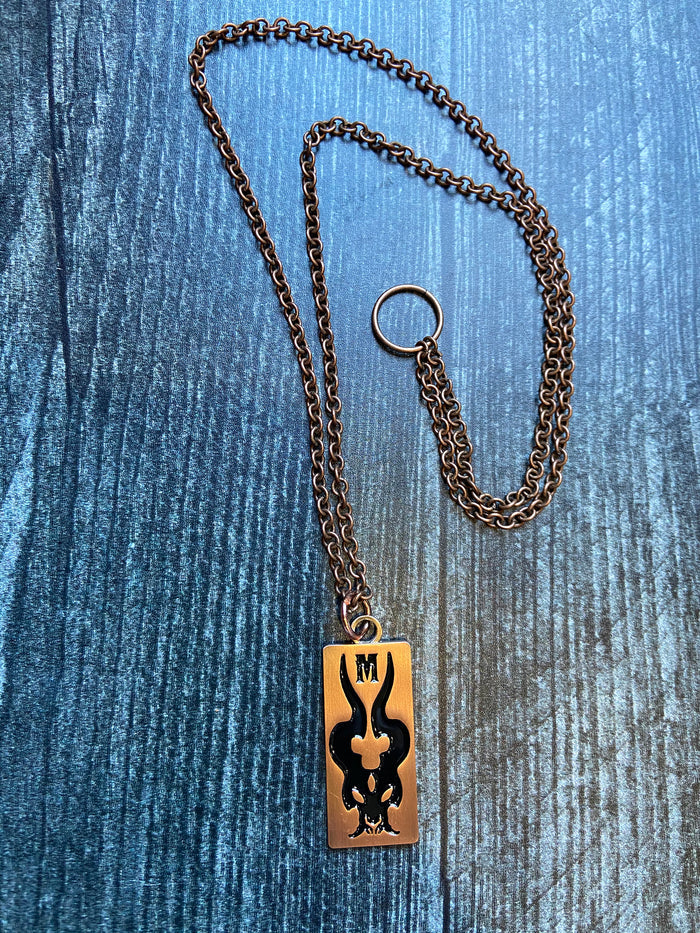 PATREON - COPPER MONSTER PENDANT