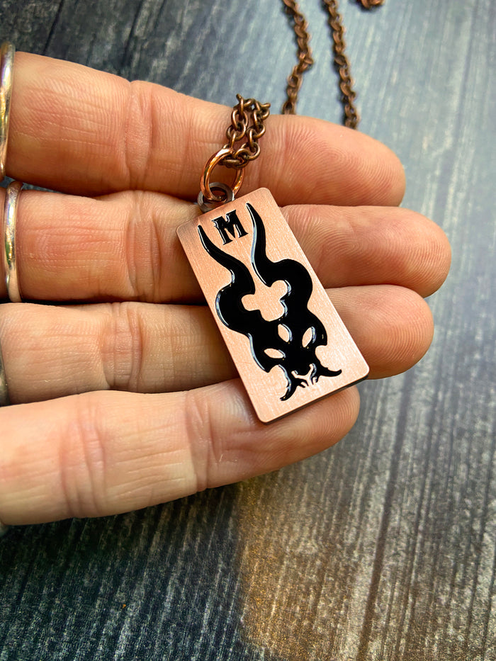 PATREON - COPPER MONSTER PENDANT