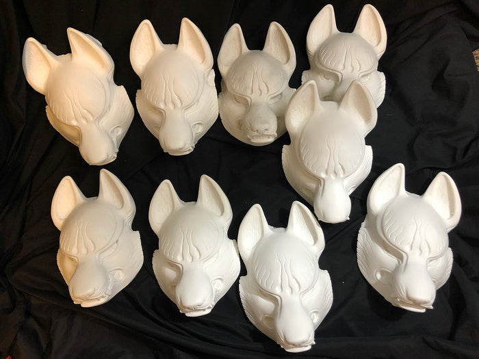 PATREON ONLY- BLANK FOX MASK