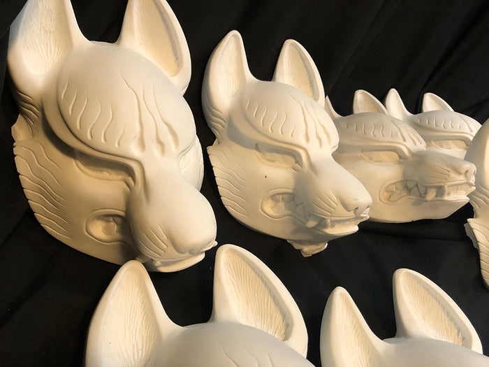 PATREON ONLY- BLANK FOX MASK
