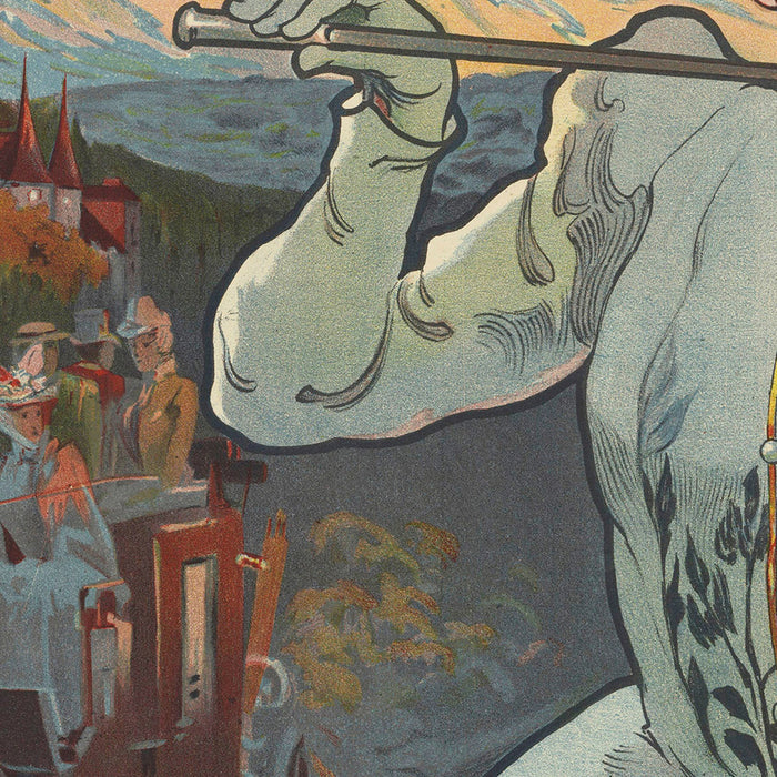 Pau Travel Poster: L’Hiver à Pau by Vincent Lorant-Heilbronn, 1900