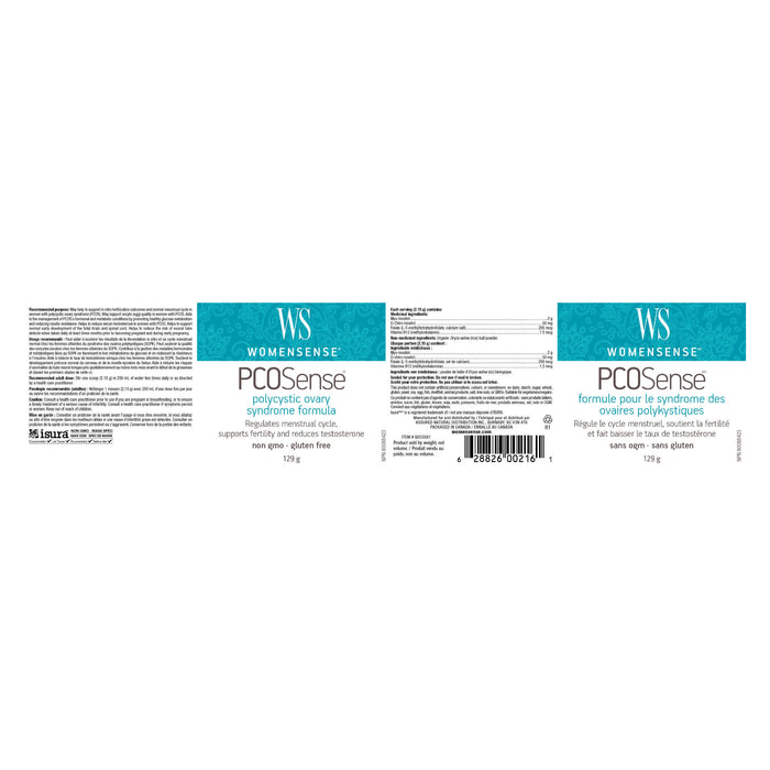 WomenSense PCOSense Label