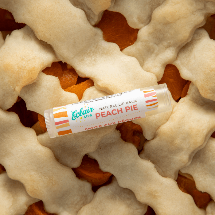 Peach Pie Lip Balm on Lattice Crust