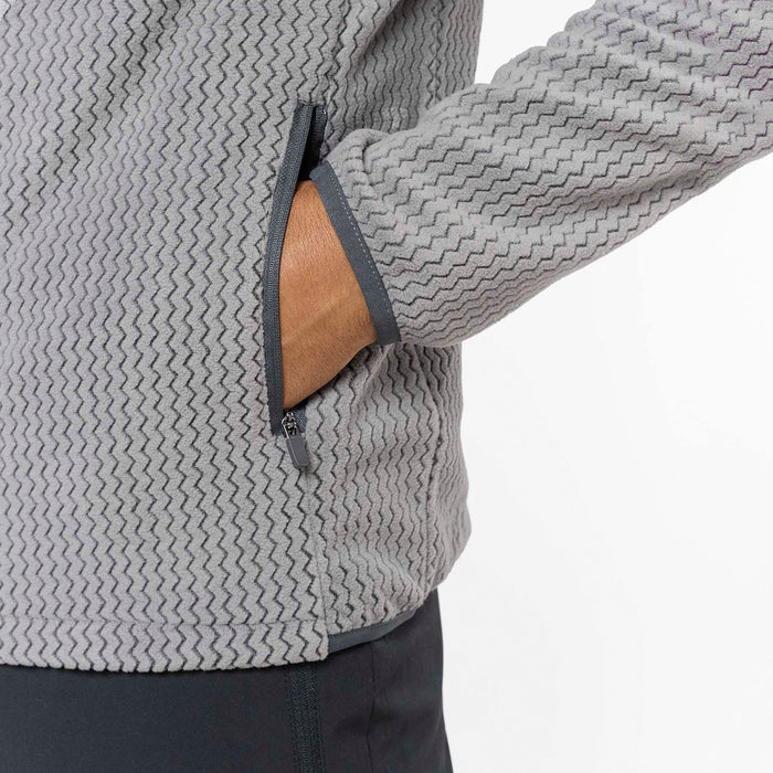 Peaks Polar Fleece Jacket | Mid Grey