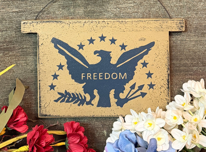 PEN-60 "Eagle Freedom" Hanging Plaque