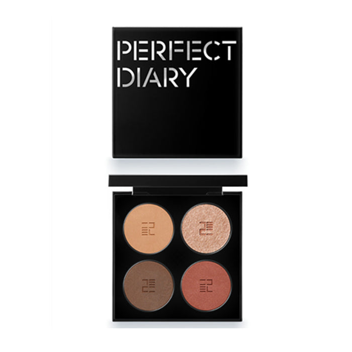 Perfect Diary Four Colors Essence Eyeshadow Palette T3801
