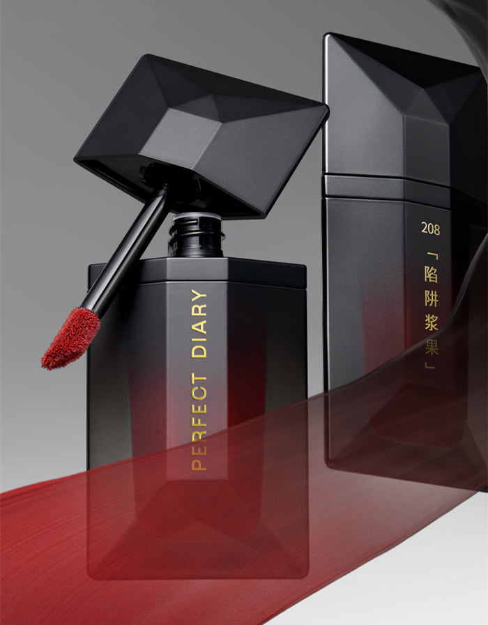 Perfect Diary Mysterious Black Veil Readme Velvet Matte Lip Gloss T3850