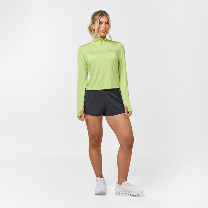 Performance 1/4 Zip Top | Matcha