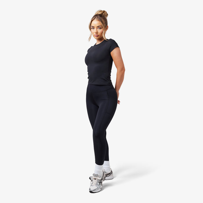 Performance Pocket Legging | Black