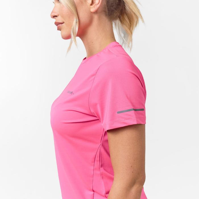 Performance Poly T-Shirt | Bright Pink