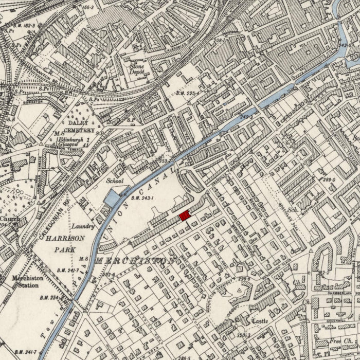 Personalised Old Map of Guildford