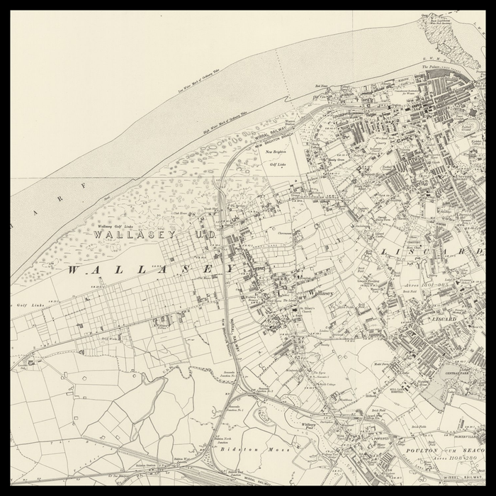 An old Ordnance Survey map of Wallasey