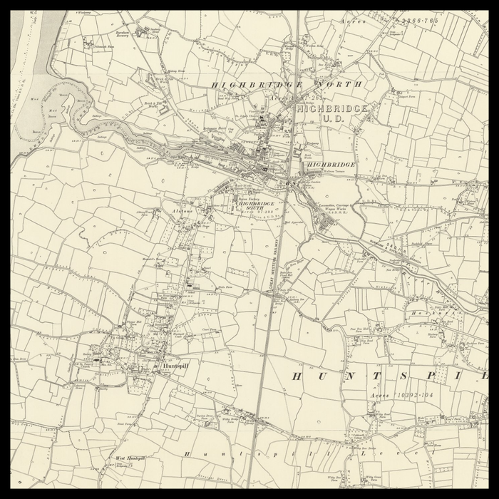 An old Ordnance Survey map of Weston-super-Mare