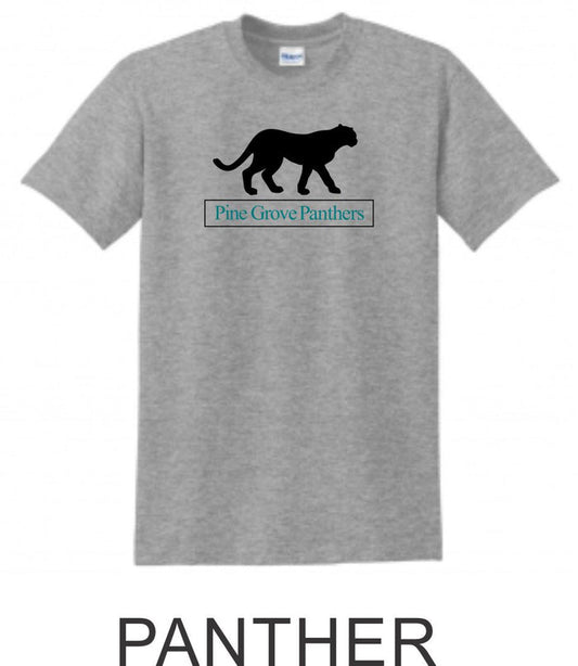 PGE Grey Basic Tee- 4 Designs- Matte or Glitter