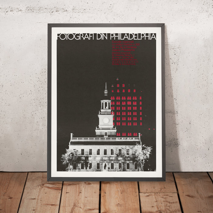 A framed image of